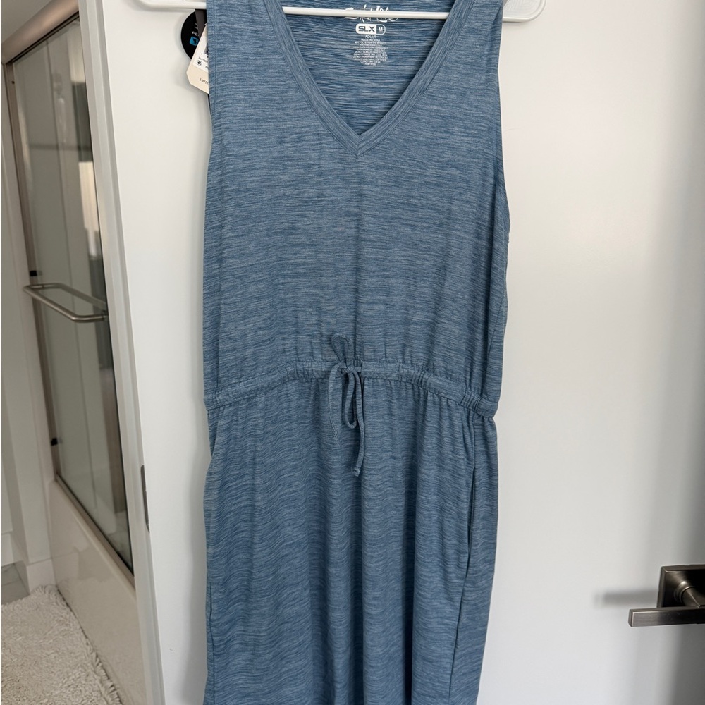 Salt Life Blue Heathered Top